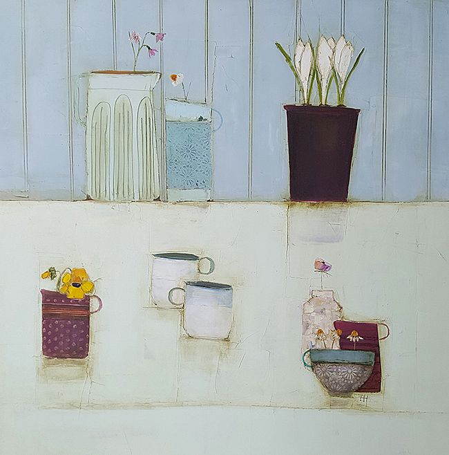Eithne  Roberts - Crocus, cups and jugs and blooms